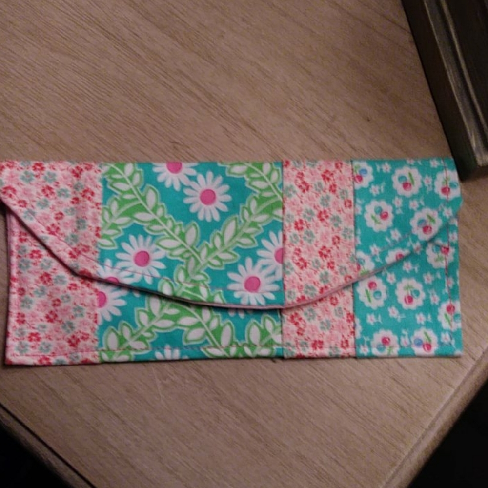 Hand Made Wallet or Check Book Case Sunglasses Etc